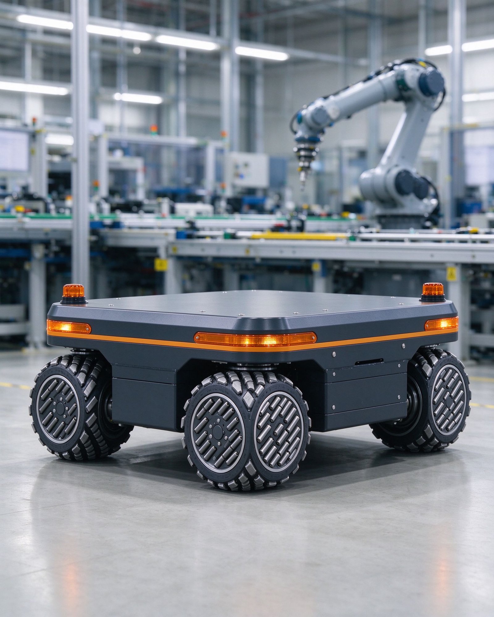 Omnidirectional mecanum wheel chassis